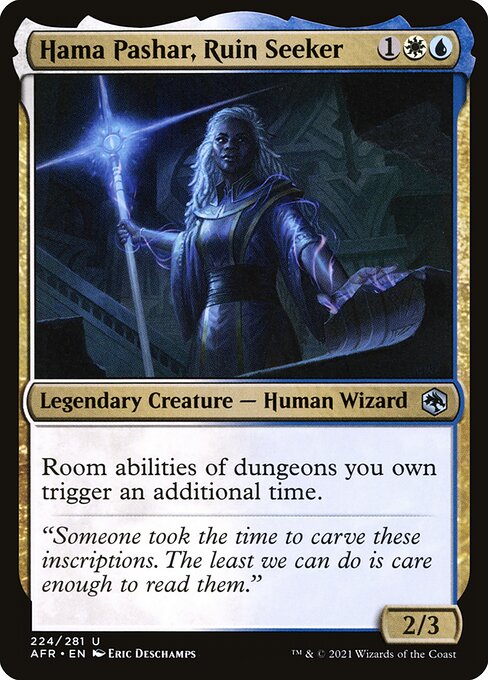 Hama Pashar, Ruin Seeker - Adventures in the Forgotten Realms Magic card