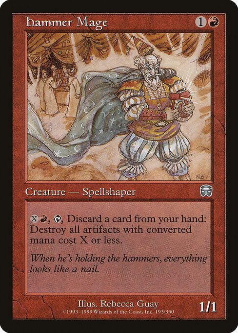Hammer Mage - Mercadian Masques Magic card