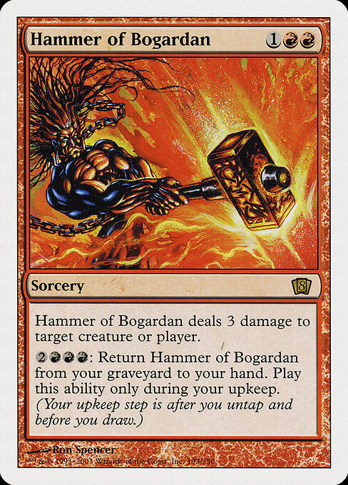 Hammer of Bogardan - Eighth Edition Magic card
