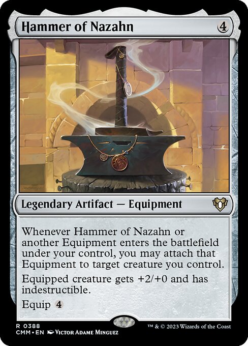 Hammer of Nazahn - Commander Masters Magic card
