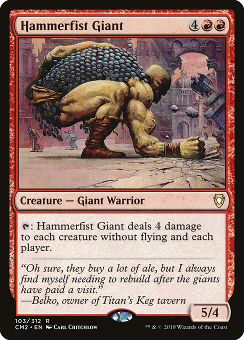 Hammerfist Giant - Commander Anthology Volume II Magic card