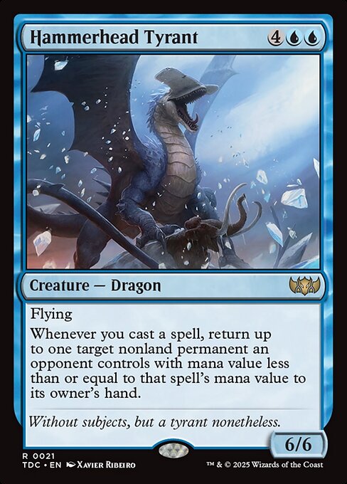 Hammerhead Tyrant - Tarkir: Dragonstorm Commander Magic card
