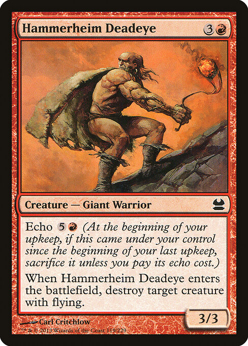 Hammerheim Deadeye - Modern Masters Magic card