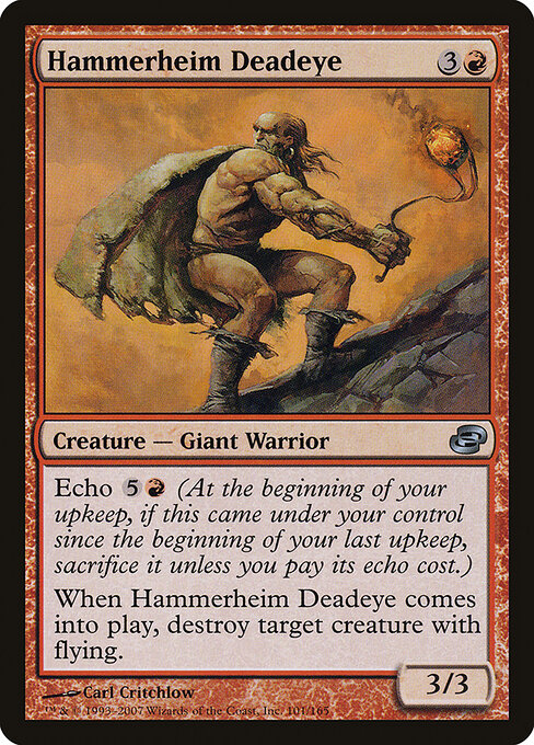 Tireur d'élite d'Hammerheim (Hammerheim Deadeye) - Planar Chaos (#101) - Illustrated by Carl Critchlow - Magic: The Gathering Card