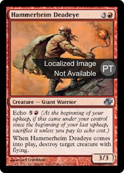 Hammerheim Deadeye - Modern Masters (#119) - Illustrated by Carl Critchlow - Magic: The Gathering Card