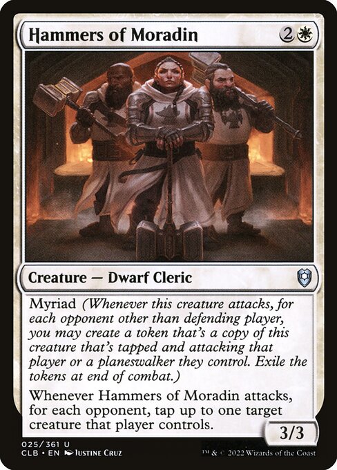 Hammers of Moradin - Commander Legends: Battle for Baldur's Gate Magic card
