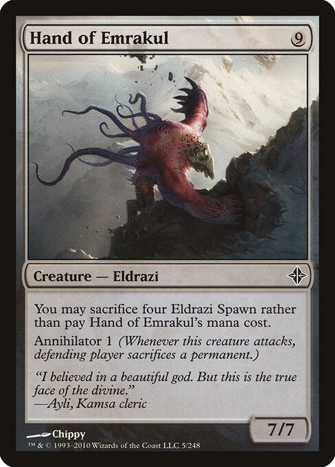 Hand of Emrakul - Rise of the Eldrazi Magic card