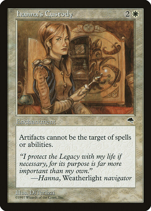 Hanna's Custody - Tempest Magic card
