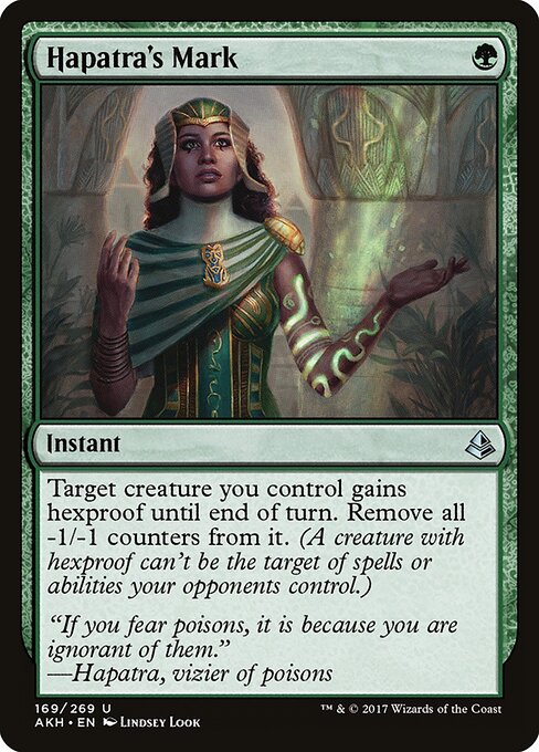Hapatra's Mark - Amonkhet Magic card