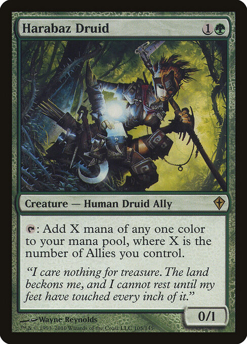 Harabaz Druid - Worldwake Magic card