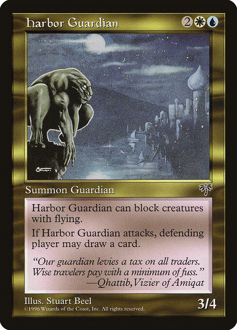 Harbor Guardian - Mirage Magic card