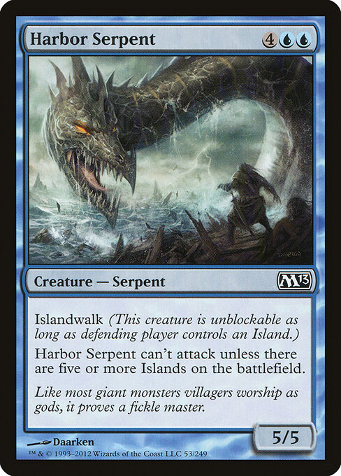 Harbor Serpent - Magic 2013 Magic card