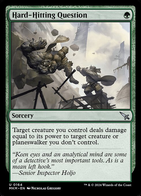 Hard-Hitting Question - Murders at Karlov Manor Magic card