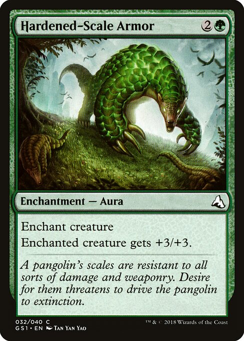 Hardened-Scale Armor - Global Series Jiang Yanggu & Mu Yanling Magic card