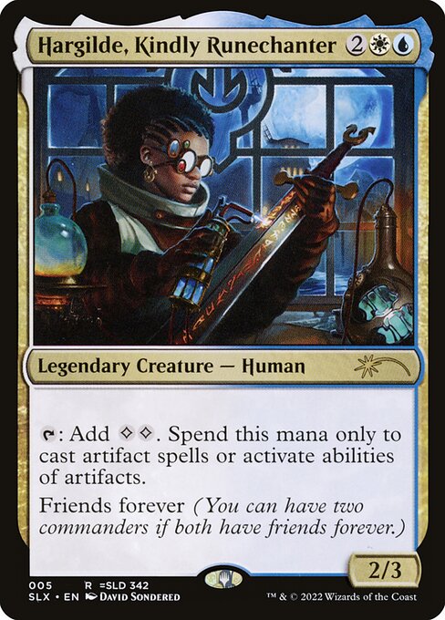 Hargilde, Kindly Runechanter - Universes Within Magic card