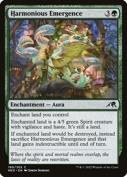 Harmonious Emergence - Kamigawa: Neon Dynasty Magic card