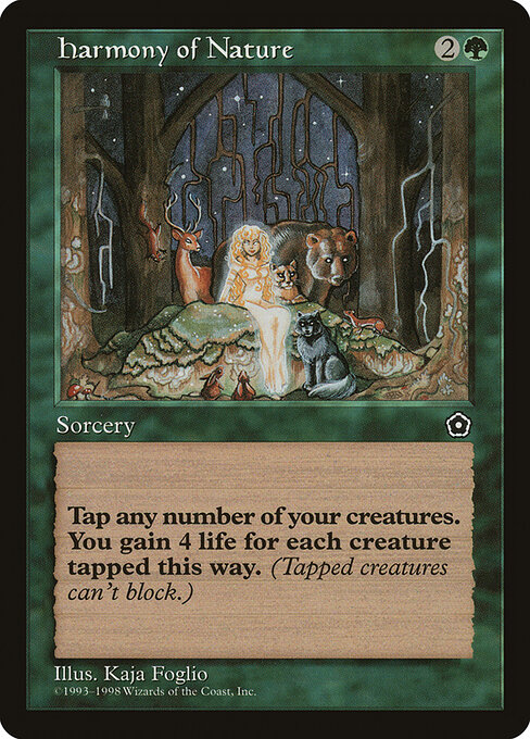 Harmony of Nature - Portal Second Age Magic card