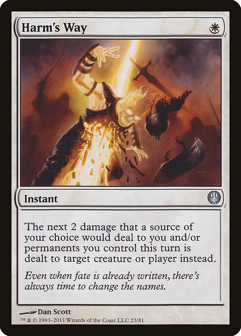 Harm's Way - Duel Decks: Knights vs. Dragons Magic card