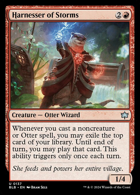 Harnesser of Storms - Bloomburrow Magic card