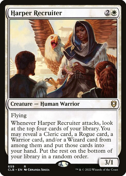 Harper Recruiter - Commander Legends: Battle for Baldur's Gate Magic card