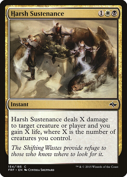 Harsh Sustenance - Fate Reforged Magic card