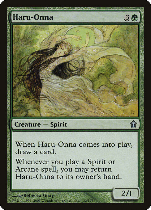 Haru-Onna - Saviors of Kamigawa (#132) - Illustrated by Rebecca Guay - Magic: The Gathering Card