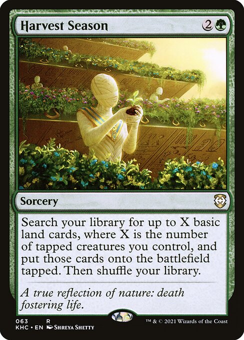 Harvest Season - Kaldheim Commander Magic card