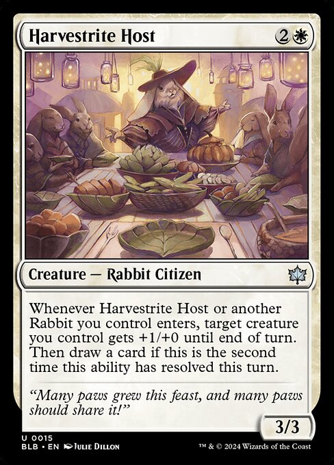 Harvestrite Host - Bloomburrow Magic card