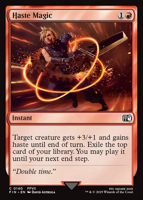 Haste Magic - Final Fantasy Magic card