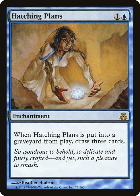 Hatching Plans - Guildpact (#27) - Illustrated by Heather Hudson - Magic: The Gathering Card