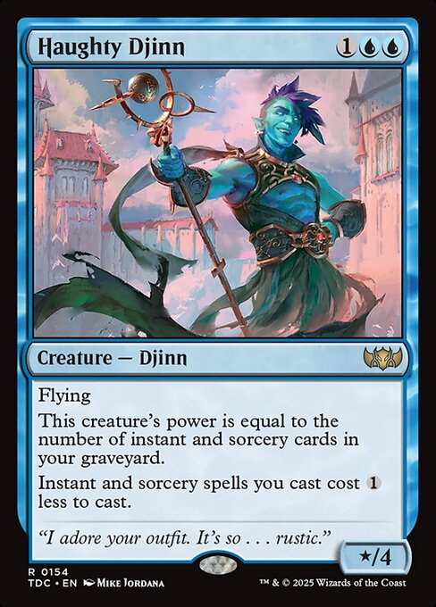 Haughty Djinn - Tarkir: Dragonstorm Commander Magic card