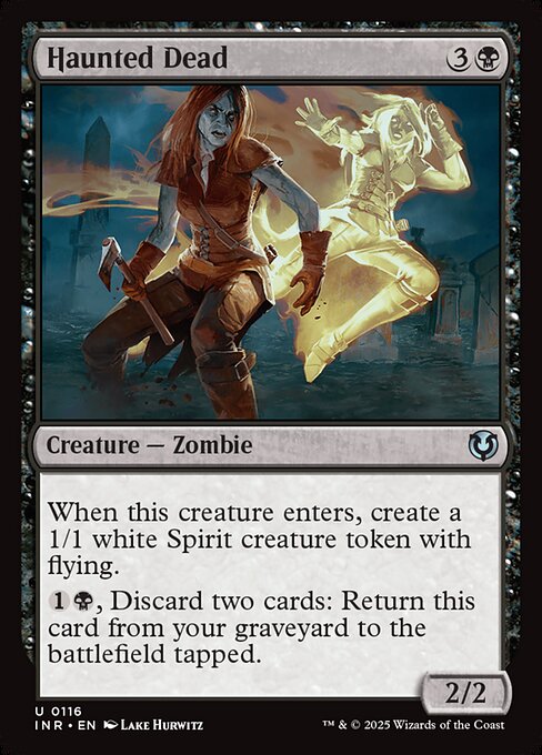 Haunted Dead - Innistrad Remastered (#116) - Illustrated by Lake Hurwitz - Magic: The Gathering Card