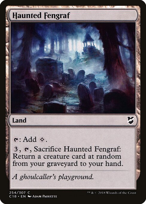 Haunted Fengraf - Commander 2018 Magic card