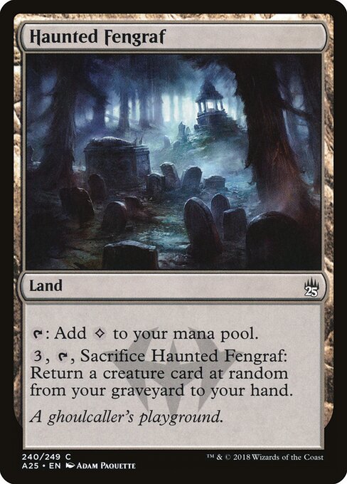 Heimgesuchtes Sumpfgrab (Haunted Fengraf) - Commander 2014 (#300) - Illustrated by Adam Paquette - Magic: The Gathering Card