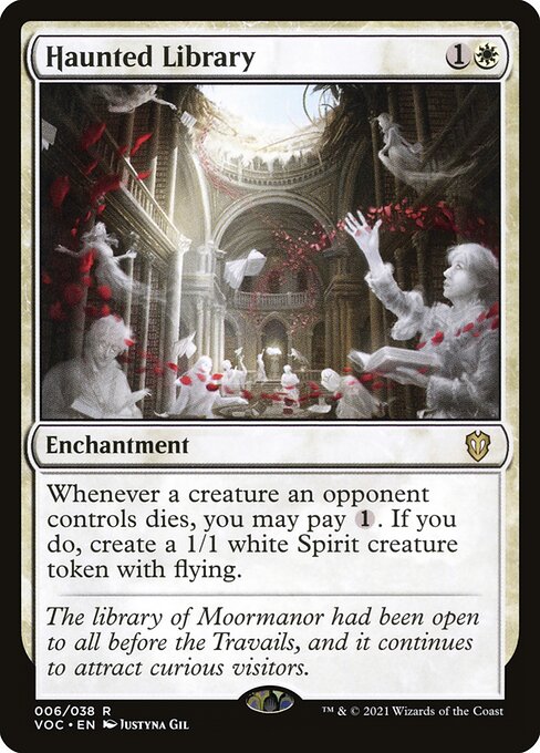 Haunted Library - Crimson Vow Commander Magic card