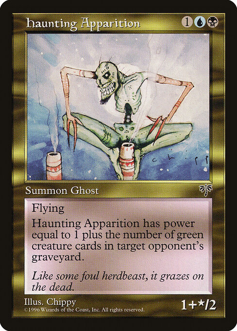 Haunting Apparition - Mirage Magic card