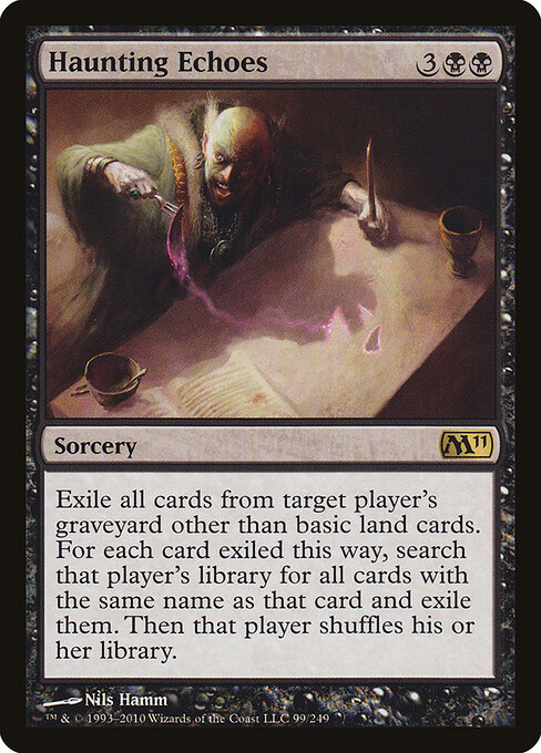 Haunting Echoes - Magic 2011 Magic card