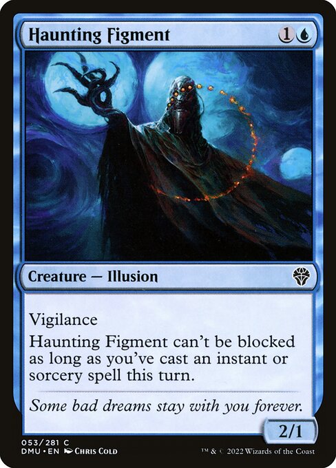 Haunting Figment - Dominaria United (#53) - Illustrated by Chris Cold - Magic: The Gathering Card