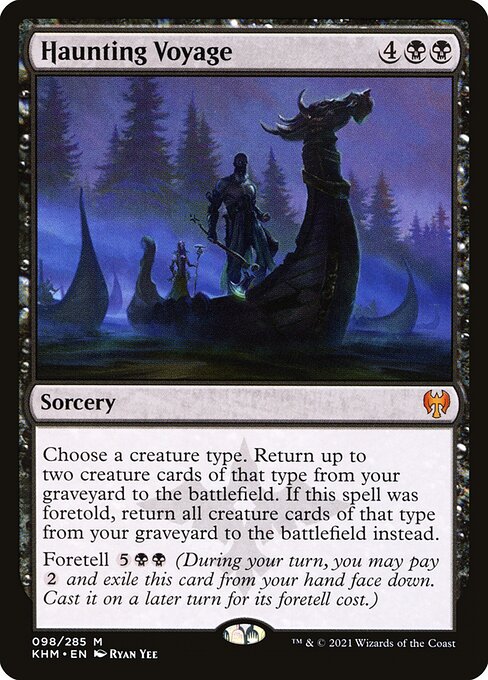 Gespenstische Reise (Haunting Voyage) - Kaldheim (#98) - Illustrated by Ryan Yee - Magic: The Gathering Card