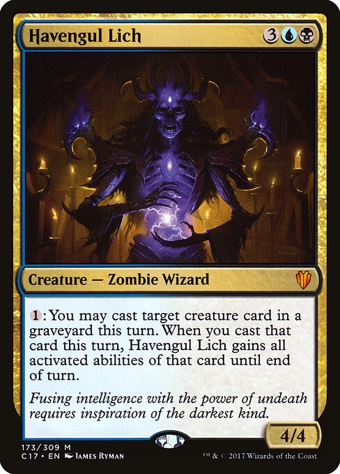 Havengul Lich - Commander 2017 Magic card