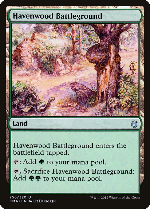 Havenwood Battleground - Commander Anthology Magic card