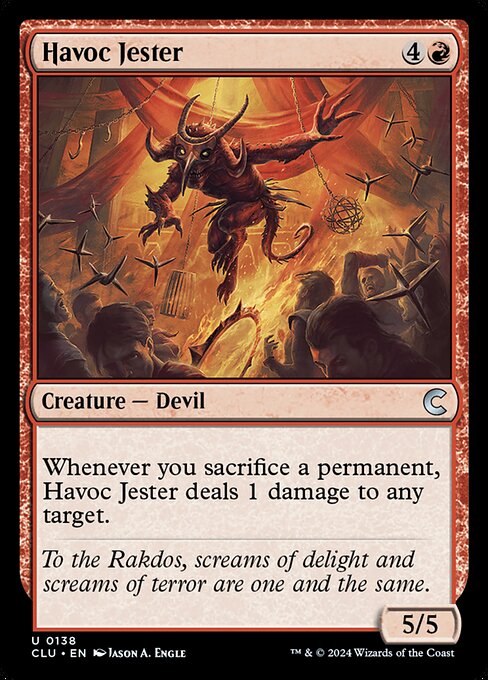 Havoc Jester - Ravnica: Clue Edition Magic card