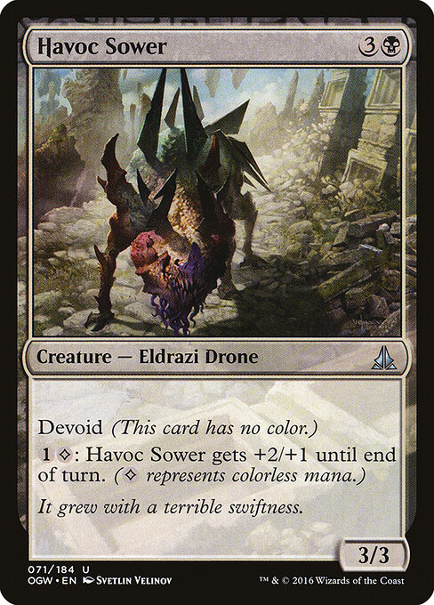 Havoc Sower - Oath of the Gatewatch Magic card
