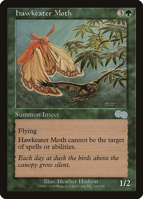 Hawkeater Moth - Urza's Saga Magic card