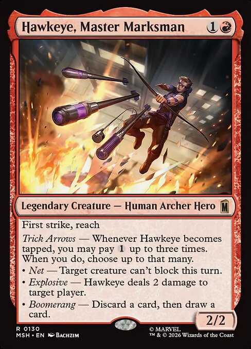 Hawkeye, Master Marksman - Marvel Super Heroes Magic card