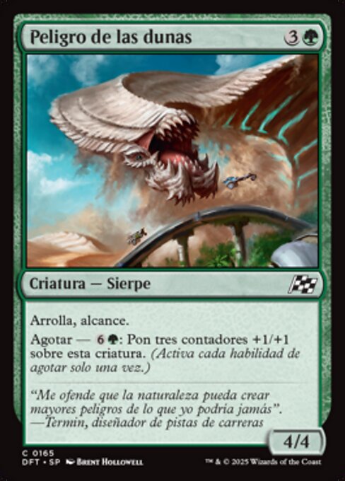 Insidia delle Dune (Hazard of the Dunes) - Aetherdrift (#165) - Illustrated by Brent Hollowell - Magic: The Gathering Card