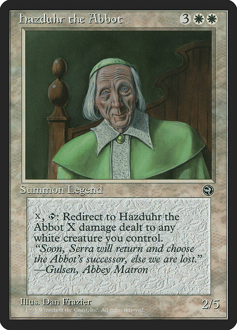 Hazduhr the Abbot - Homelands Magic card