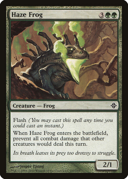 Haze Frog - Rise of the Eldrazi Magic card