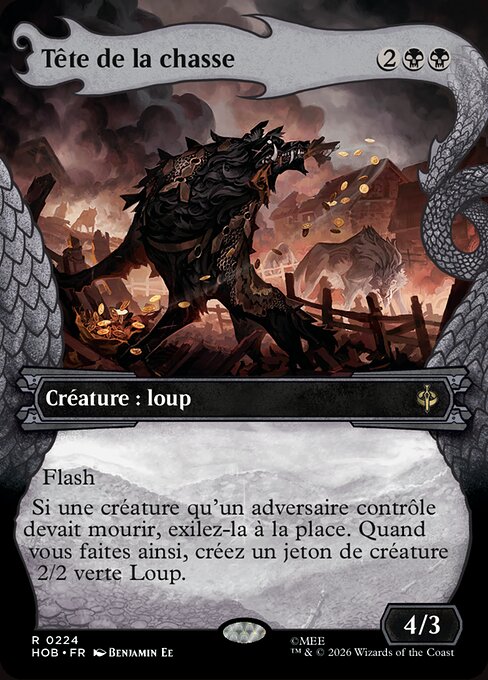 Tête de la chasse (Head of the Hunt) - The Hobbit (#224) - Illustrated by Benjamin Ee - Magic: The Gathering Card