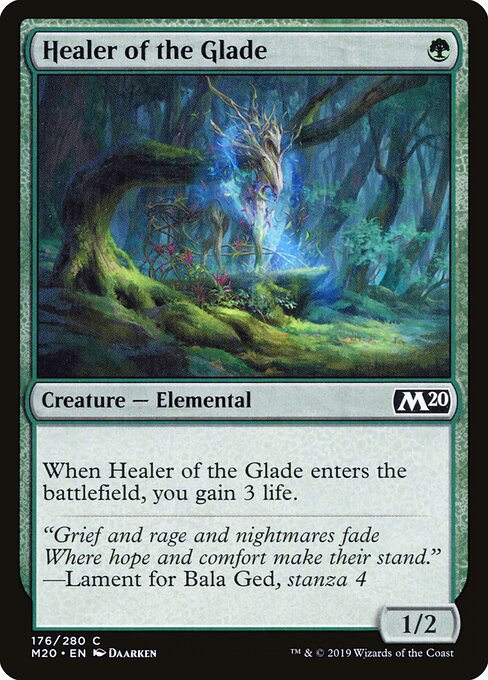 Healer of the Glade - Core Set 2020 Magic card
